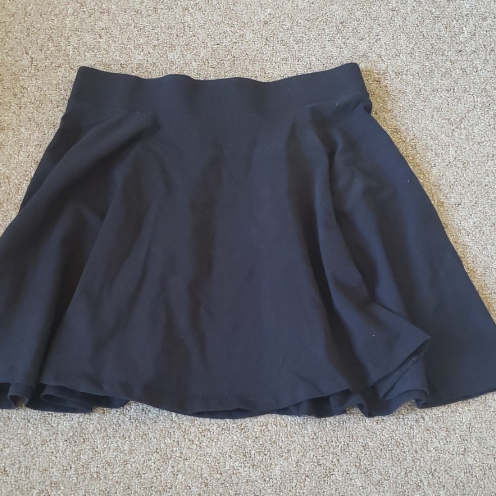 BLACK skater Skirt